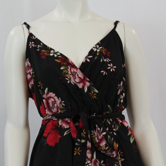 Wrap Belted Floral Print Cami Dress - Picture 3 of 3